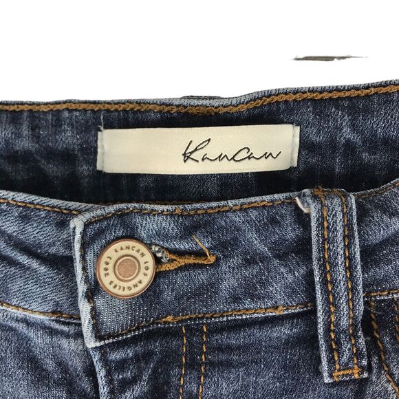 KanCan‎ Jeans Estilo Style MT1026 Distressed Skinny Womens Size 28 Mid Rise Blue - Picture 5 of 12